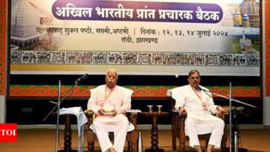 Jharkhand: RSS’ annual ‘prant pracharak’ meet begins in Ranchi | India News – Times of India