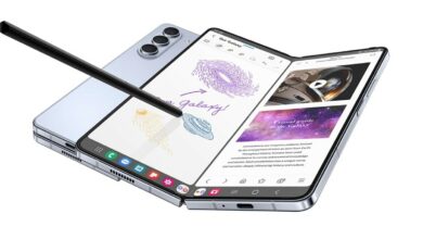 Leaked Samsung Galaxy Z Fold 6 images show back with sharper angles