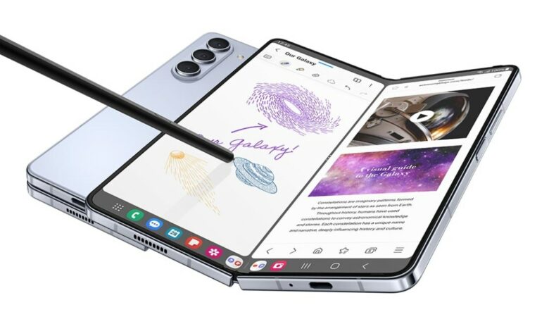 Leaked Samsung Galaxy Z Fold 6 images show back with sharper angles