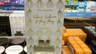 Luxury homeware knock-offs in Aldi’s aisle, including Jo Malone diffusers