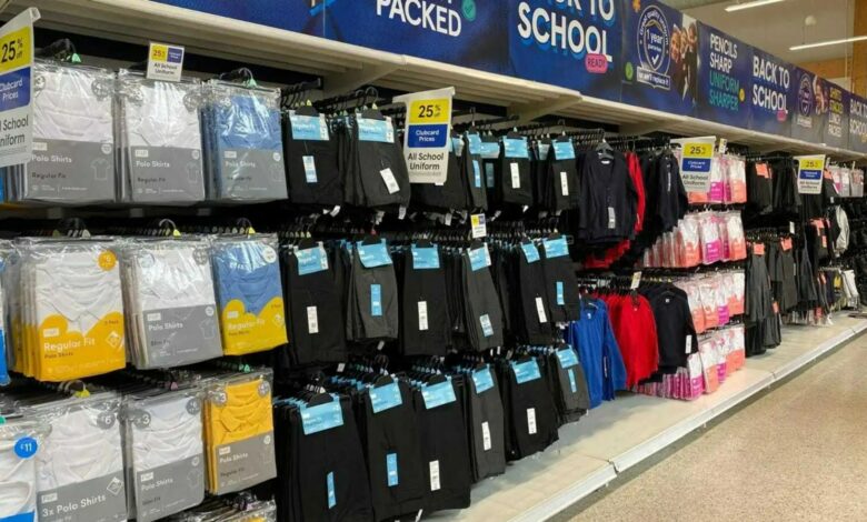 Major supermarket slashes the price of school uniforms and gives you 25% off