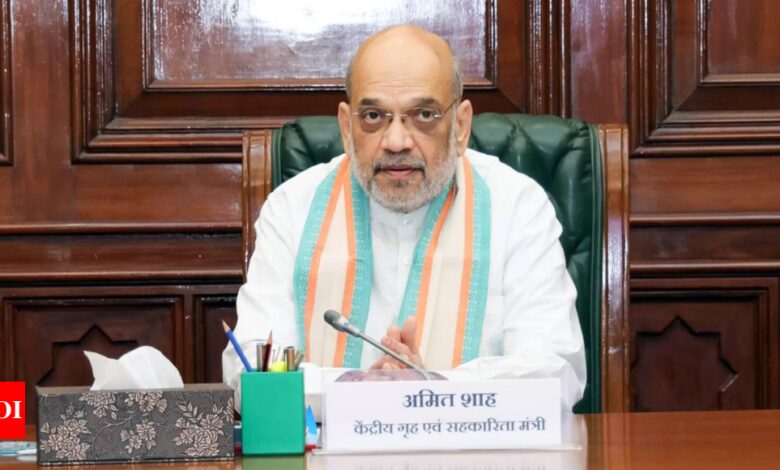 Minister Amit Shah calls for cooperative boost, use of green energy in border villages | India News – Times of India