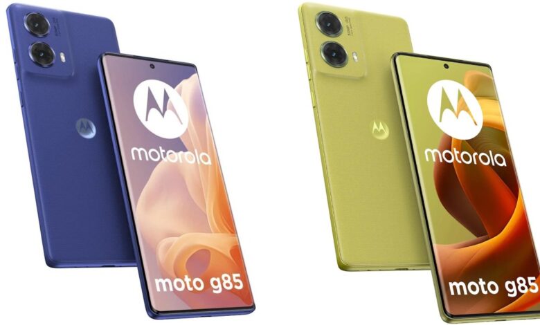 Moto G85 design spotted in leaked renders alongside these specs