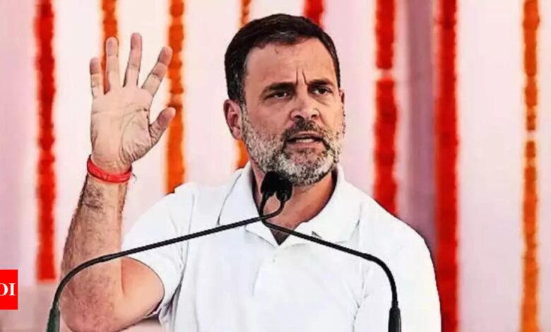 My ‘Bharat Jodo Yatra’ was inspired by Rajasekhara Reddy’s 2003 yatra through Andhra: Rahul Gandhi | India News – Times of India