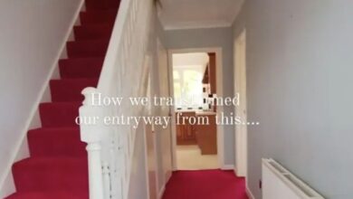 My hallway was an 80s horror with bright red carpets – now it looks gorgeous