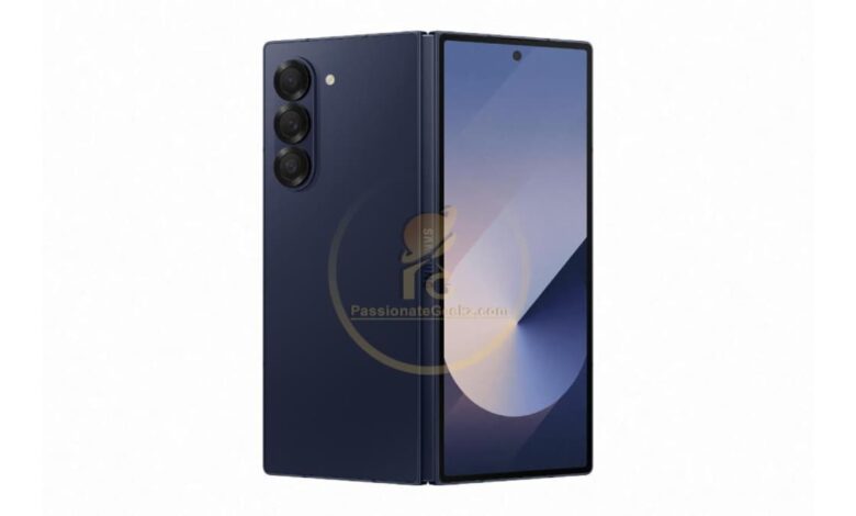 New Samsung Galaxy Z Fold 6 renders suggest three color options