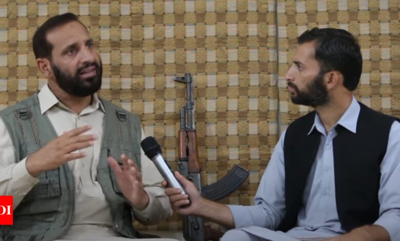 Pakistani news channel airs interview with Hizbul Mujahideen commander amid rising terror attacks in J&K | India News – Times of India