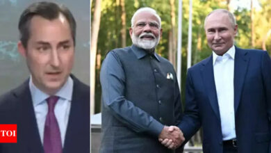 ‘Raised concerns directly to Indian government’: US on PM Modi-Putin meeting | India News – Times of India