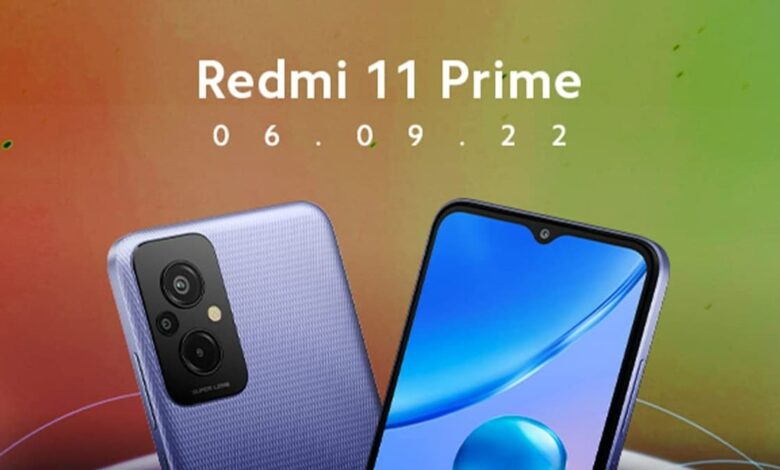 Redmi 11 Prime to launch in India on September 6, key specs revealed