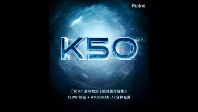 Redmi K50 series specifications teased via alleged certification listing