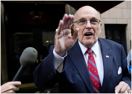 Rudy Giuliani (former mayor/NYC) suspended for false statement