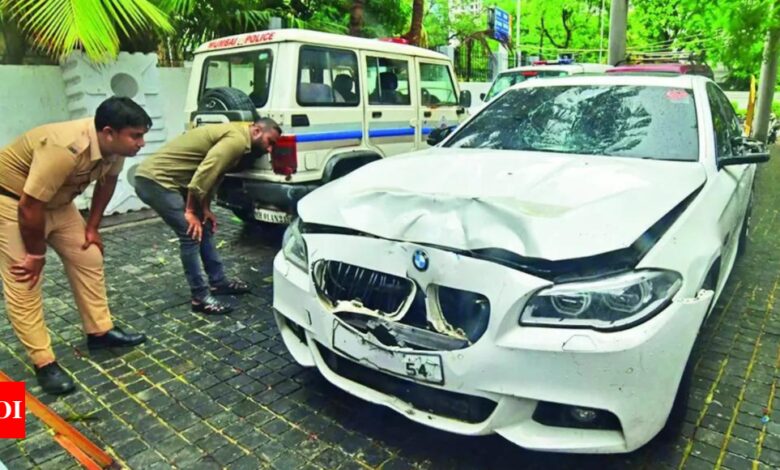 Shiv Sena neta arrested after son rams BMW into scooter, kills woman | India News – Times of India