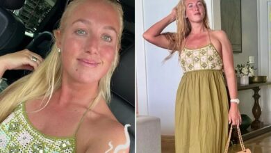 Shop Paris Fury’s green crochet dress for £35 that she’s been wearing over and over again this summer