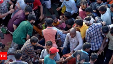 ‘Situation like a stampede’: At least two dead, 130 injured during Jagannath Rath Yatra in Odisha | India News – Times of India