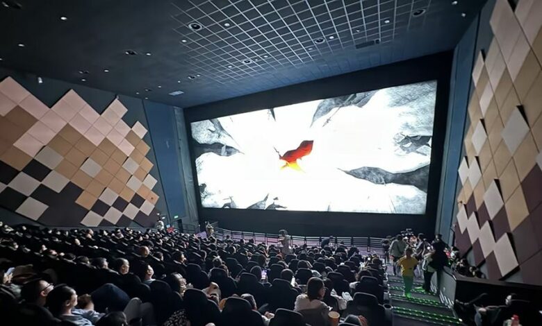 Sounds incredible: Chinese tech company has designed a massive acoustically transparent LED cinema screen with a clever trick that makes huge speakers invisible