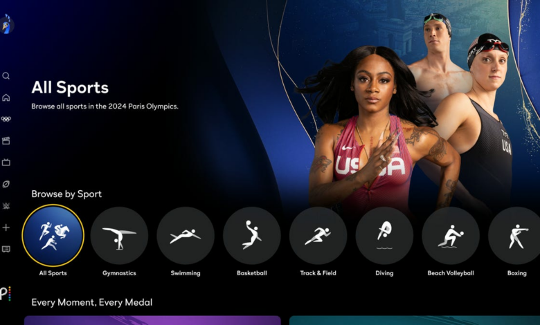 Stream the Olympic Games with Peacock’s new interactive features