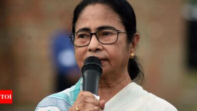 TMC by-elections give ‘mandate against NDA’, says Mamata Banerjee | India News – Times of India