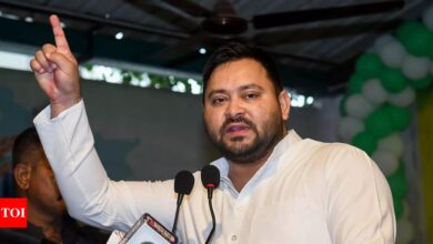 Tejashwi claims another bridge collapses in Bihar, official says makeshift structure damaged | India News – Times of India