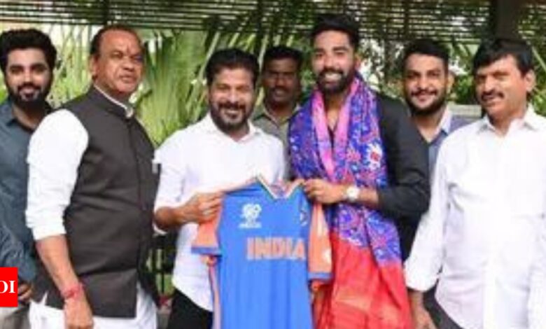 Telangana govt announces housing estate, government job for cricketer Mohammed Siraj | India News – Times of India