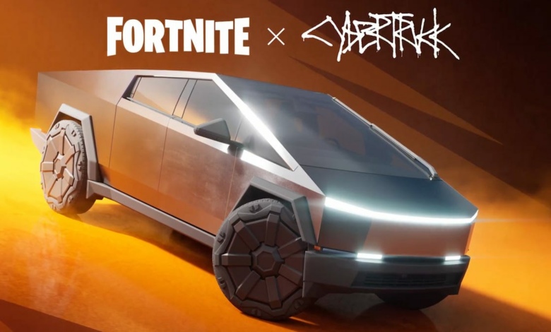 Tesla’s Cybertruck Enters Fortnite and Rocket League This Week