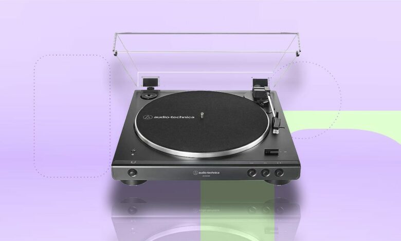 This turntable is perfect for a beginning collector and is on sale