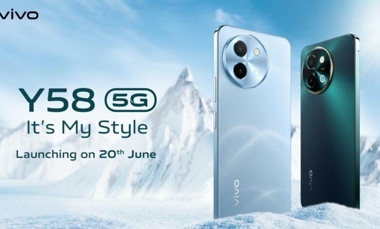 Vivo Y58 5G to launch in India on June 20, design, colors announced