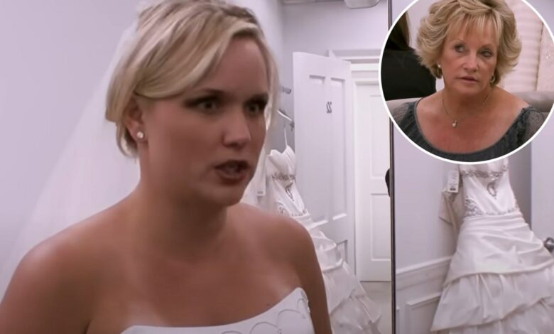 Watch the moment a ‘naughty’ bride demands her grandma pay £10,000 for her wedding dress