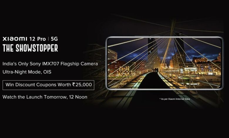 Xiaomi 12 Pro 5G, Pad 5, Smart TV 5A India Launch Today: Watch Live