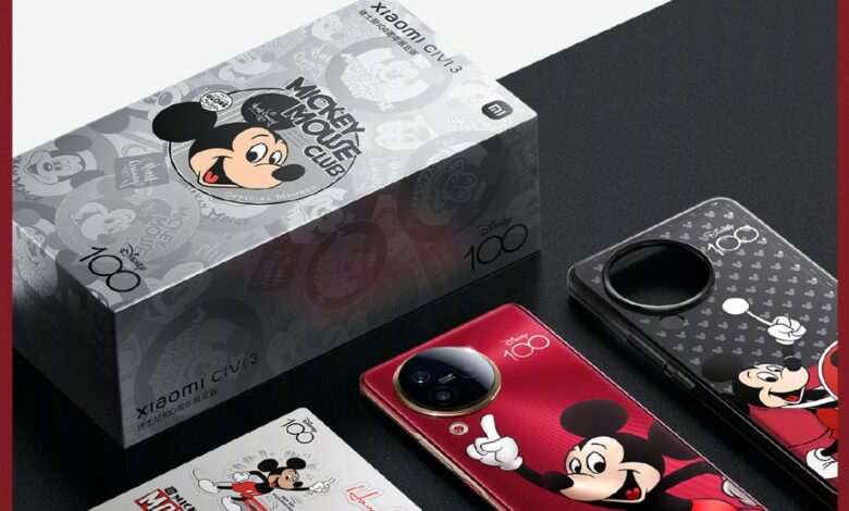 Xiaomi Civi 3 Disney 100th Anniversary Edition model debuts at this price