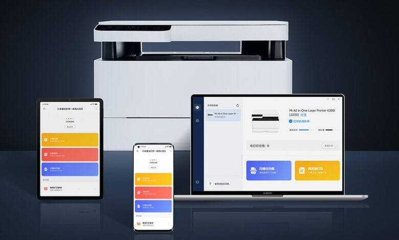 Xiaomi K200 All-in-One Laser Printer with NFC Launched