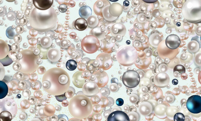 You have 20/20 vision if you can spot the diamond among the pearls within 18 seconds