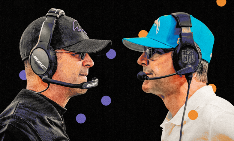 After a decade apart, John and Jim Harbaugh resume NFL’s most fascinating rivalry