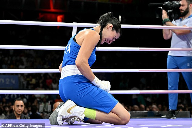 ‘Biologically male’ boxer takes centre stage in stormy Olympics after being cleared to fight in women’s category First opponent in tears after winning fight in just 46 SECONDS