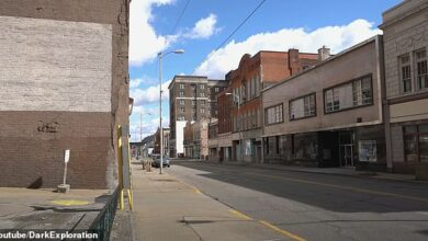 Inside the Ohio ghost town that was the birthplace of a Hollywood legend but now serves as a 1940s “time capsule” with its dilapidated homes and abandoned stores