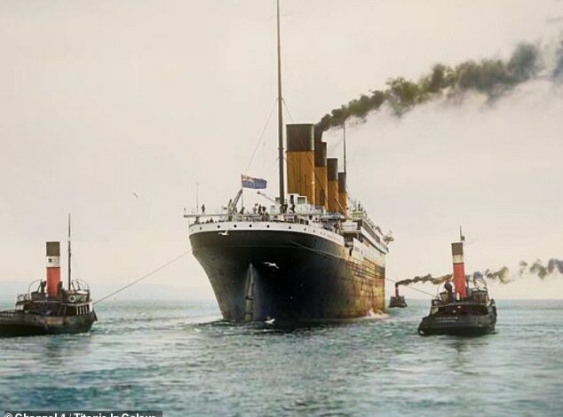 Incredible new colour photos of the Titanic show what life on board was really like – new Channel 4 documentary shows only existing videos of the doomed ship