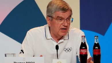 Olympic president gaffes at surprise press conference before defending Imane Khelif and Lin Yu-Ting’s participation in women’s boxing, insisting they were ‘born as women, raised as women and have female passports’