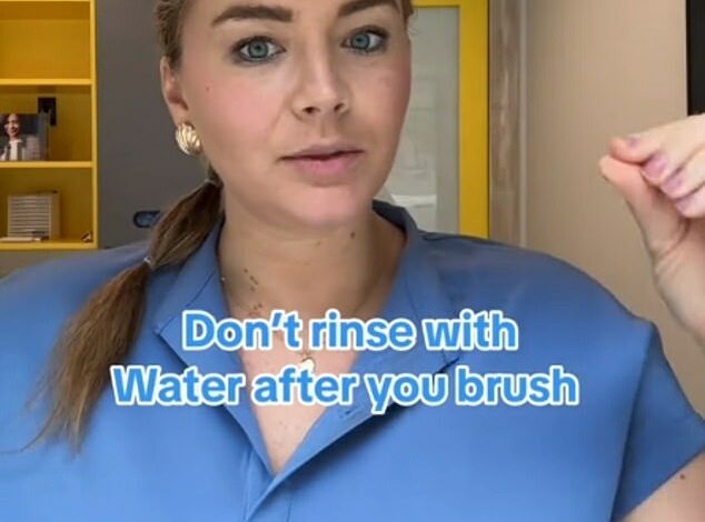 I am a dental expert, that’s why you should never rinse your mouth with water or mouthwash after brushing your teeth