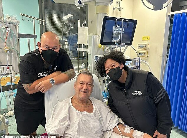 Jimmy Barnes gives health update after being rushed to hospital in ‘unbearable pain’ and canceling tour amid new health scare following open-heart surgery