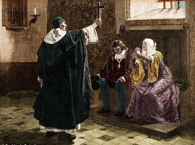 Stretched 12 inches on the rack, crushed in iron maidens… or killed with an ‘anal pear’: Terrifying tortures employed by the Spanish Inquisition – one of the first groups to use waterboarding – to force confessions… or execute non-believers