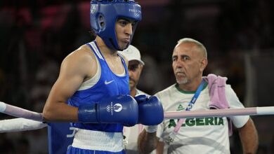 Boxer Imane Khelif defeats Janjaem Suwannapheng in convincing unanimous decision victory to qualify for Olympic final