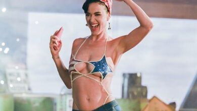 Katy Perry’s cringe comeback is a trashy, flesh-flashing nightmare! And, says CAROLINE BULLOCK, it’s sad proof that women have humiliating midlife crises, too