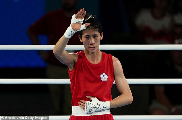 Boxer Lin Yu-ting fights for Olympic gold after defeating Turk Esra Kahraman – before defeated fighter makes ‘X’ gesture in protest