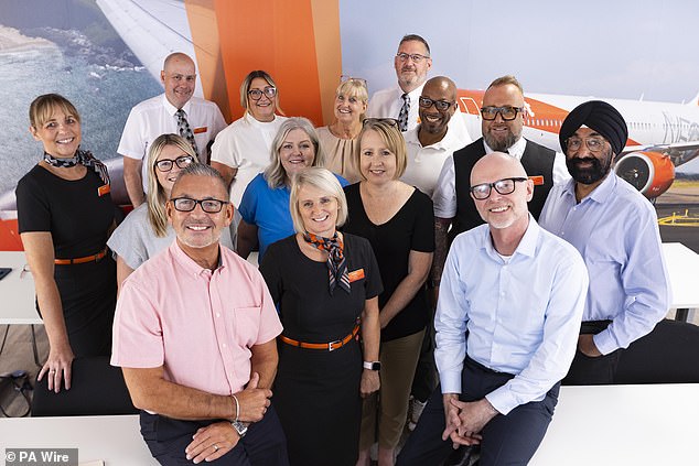 Fancy spreading your wings? EasyJet plans to hire an army of over-50s to join its cabin crew – as research shows middle-aged people crave a new challenge