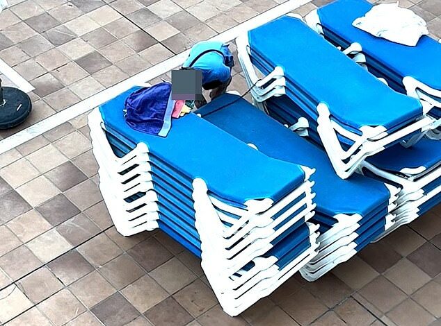 The sunbed warriors are unstoppable! Stunned guest films fellow tourists helping themselves to secured sun loungers to ensure they get the best spots, before hotel staff have even set up by the pool