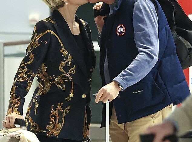 Julie Bishop, 68, confirms romance with new love Stephen Gray as they reunite at Sydney Airport