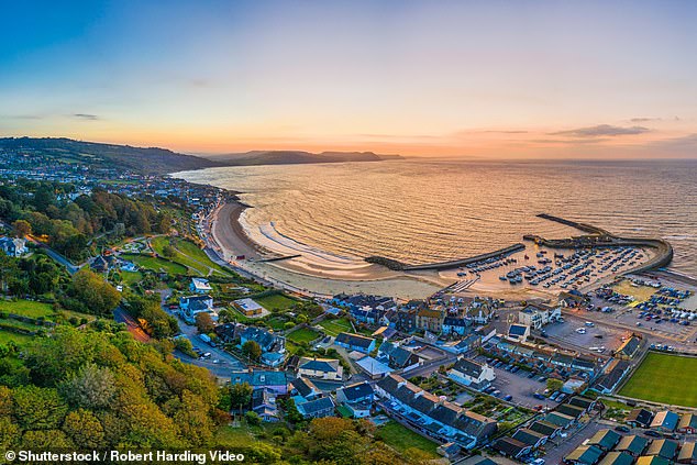 Britain at its best: in the beautiful seaside town of Lyme Regis, home to millions of years old fossils and a thriving restaurant scene