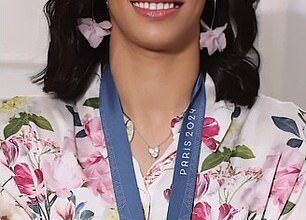 Olympic boxing champion Imane Khelif shows off dramatic new feminine makeover after winning gold in Paris, where her failed gender tests caused a huge stir