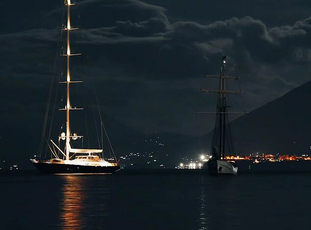 Four Britons and two Americans among seven missing after 180ft luxury yacht sinks following tornado off Sicily coast: 15 rescued including one-year-old boy, his mother and ship’s captain in frantic rescue mission