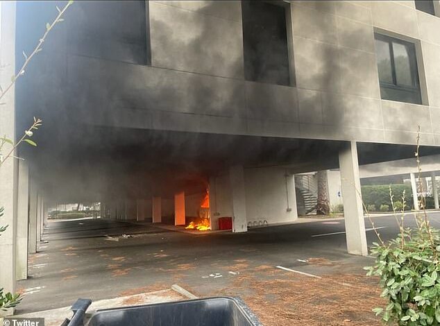 Cars set on fire, police officer injured in explosion next to French synagogue in ‘clearly criminal attack’