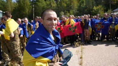 230 POWs released in Russia-Ukraine swap deal as Volodymyr Zelensky ridicules Putin as ‘sick old man of Red Square’ in speech marking third Independence Day since invasion